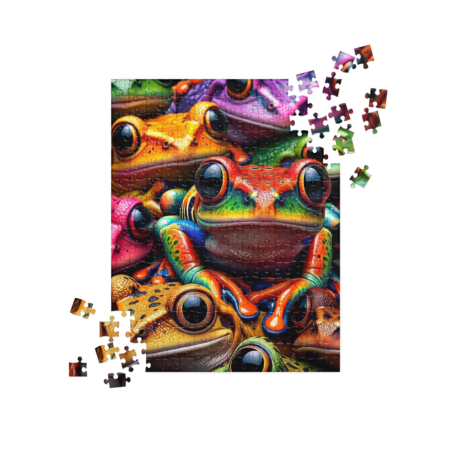Colorful Frogs Puzzle