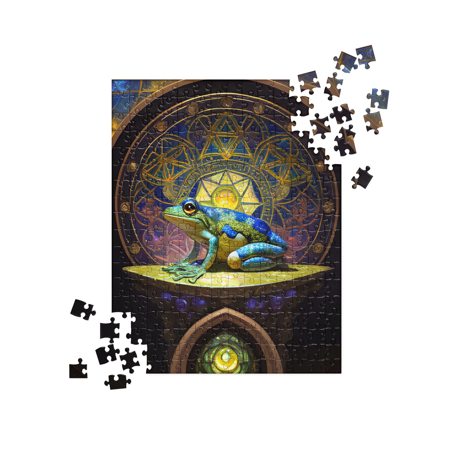 Blue Frog Puzzle