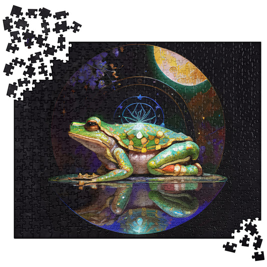 Frog Reflection Puzzle