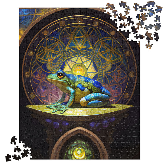 Blue Frog Puzzle