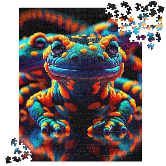 Salamander Reflection Puzzle