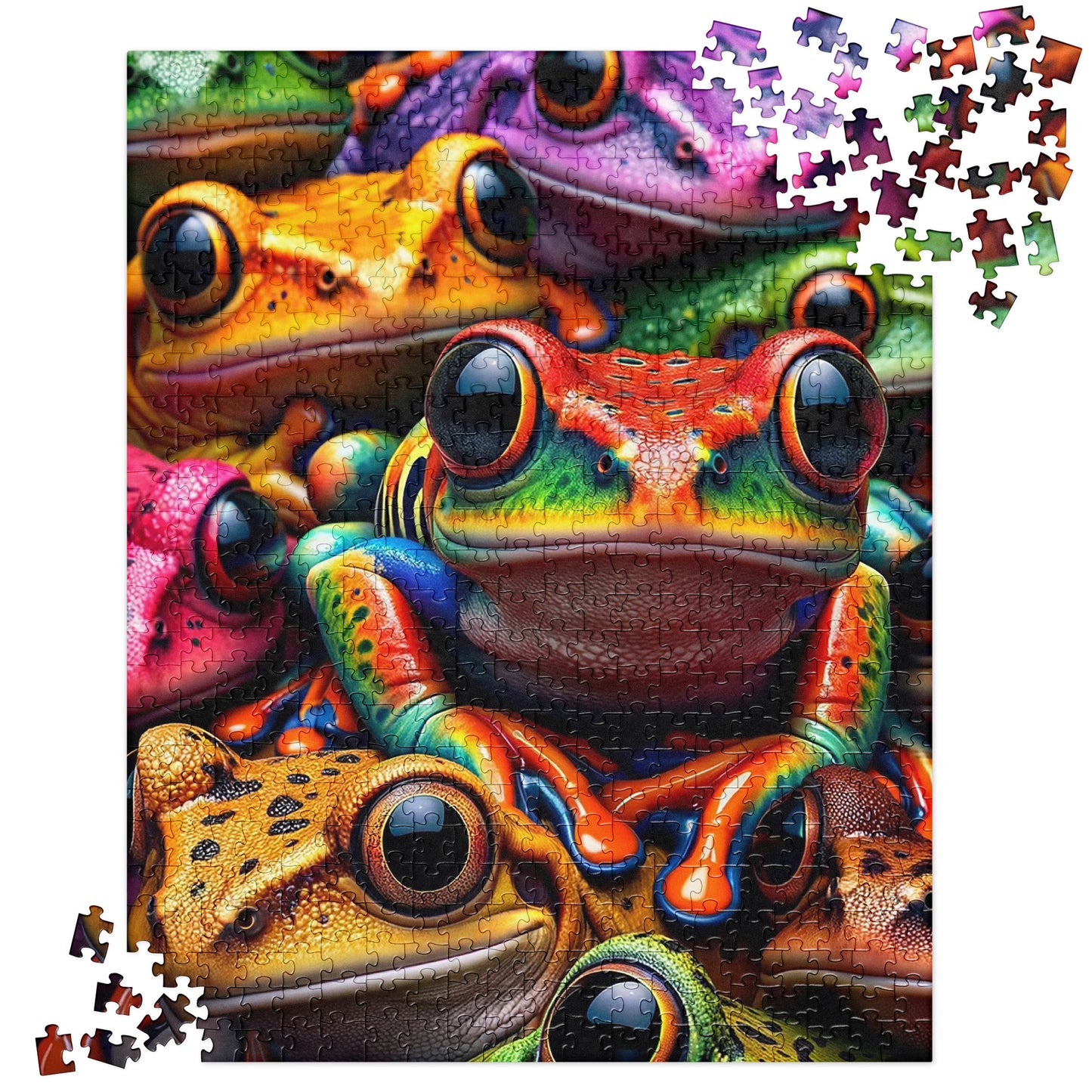 Colorful Frogs Puzzle