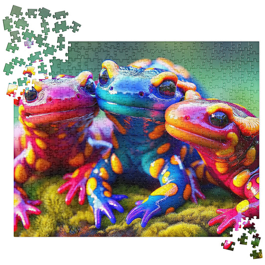 Salamander Friends Puzzle