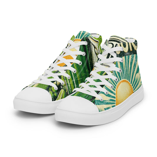 Women's Green Juice High Tops